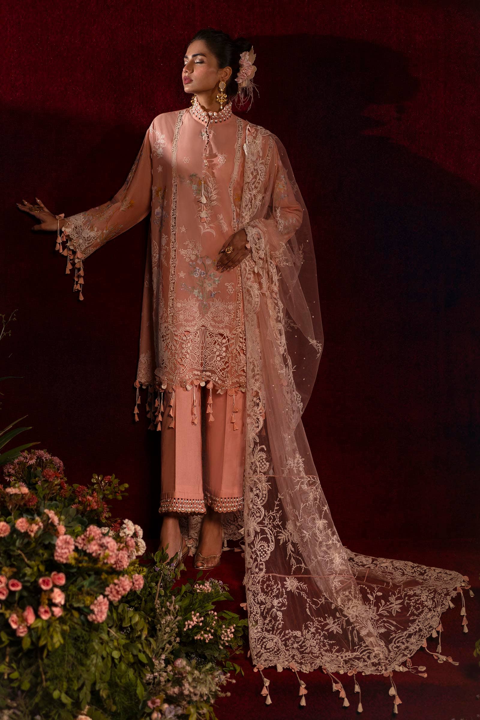 Sana Safinaz | Luxury Collection 24 | L241-007A-3CT - Rang-e-Khaas