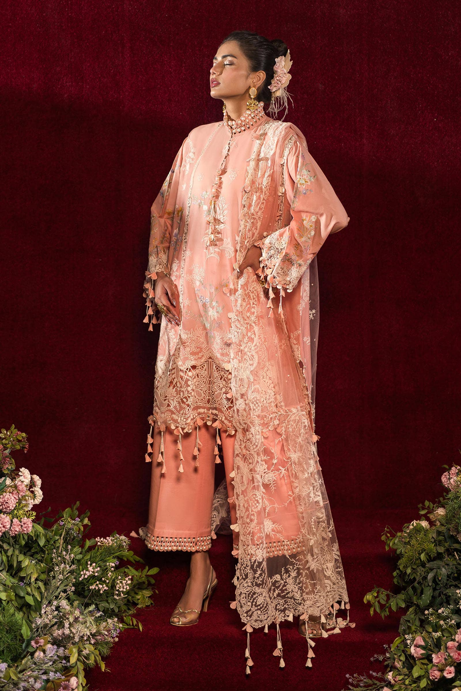 Sana Safinaz | Luxury Collection 24 | L241-007A-3CT - Rang-e-Khaas