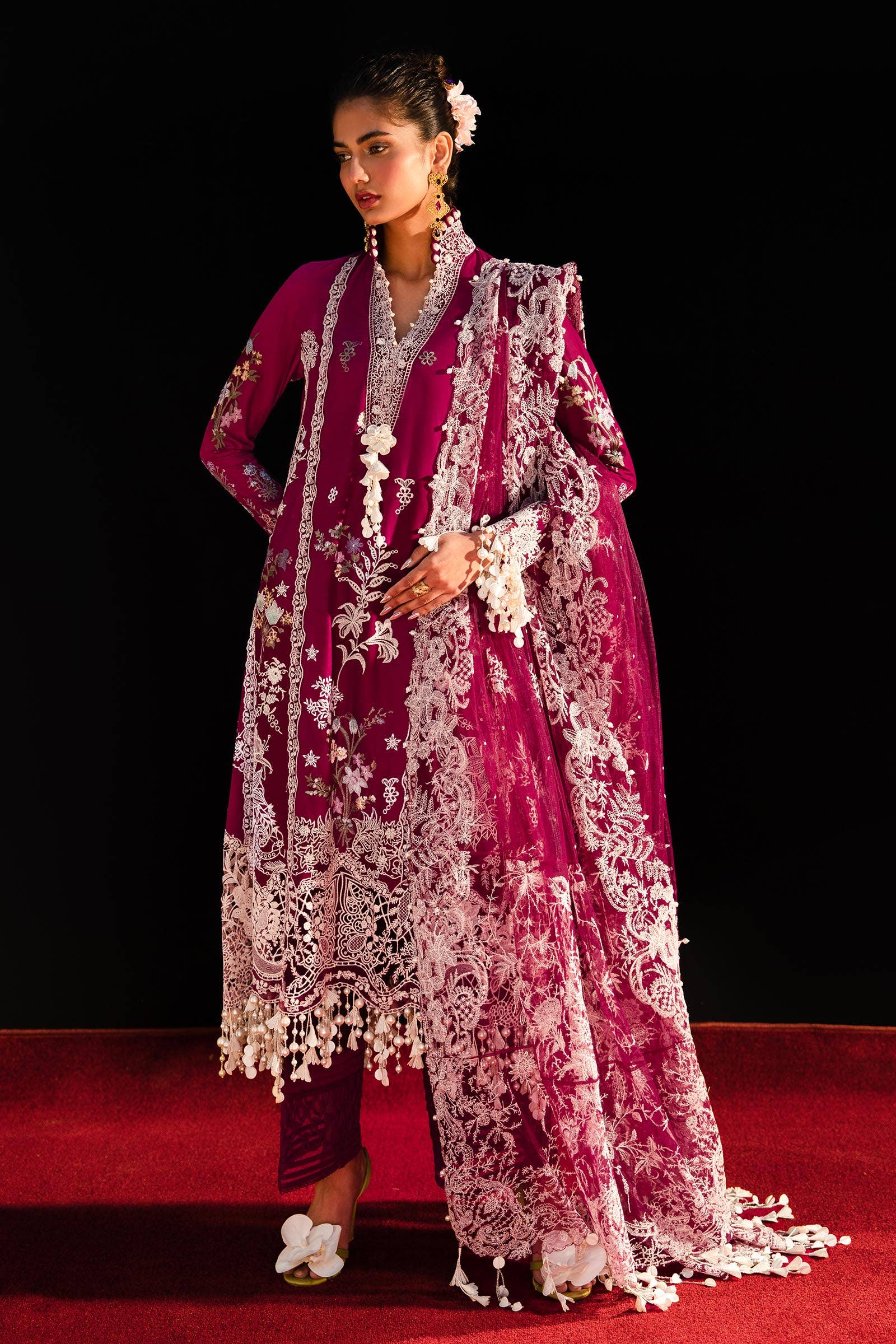 Sana Safinaz | Luxury Collection 24 | L241-007B-3CT - Rang-e-Khaas