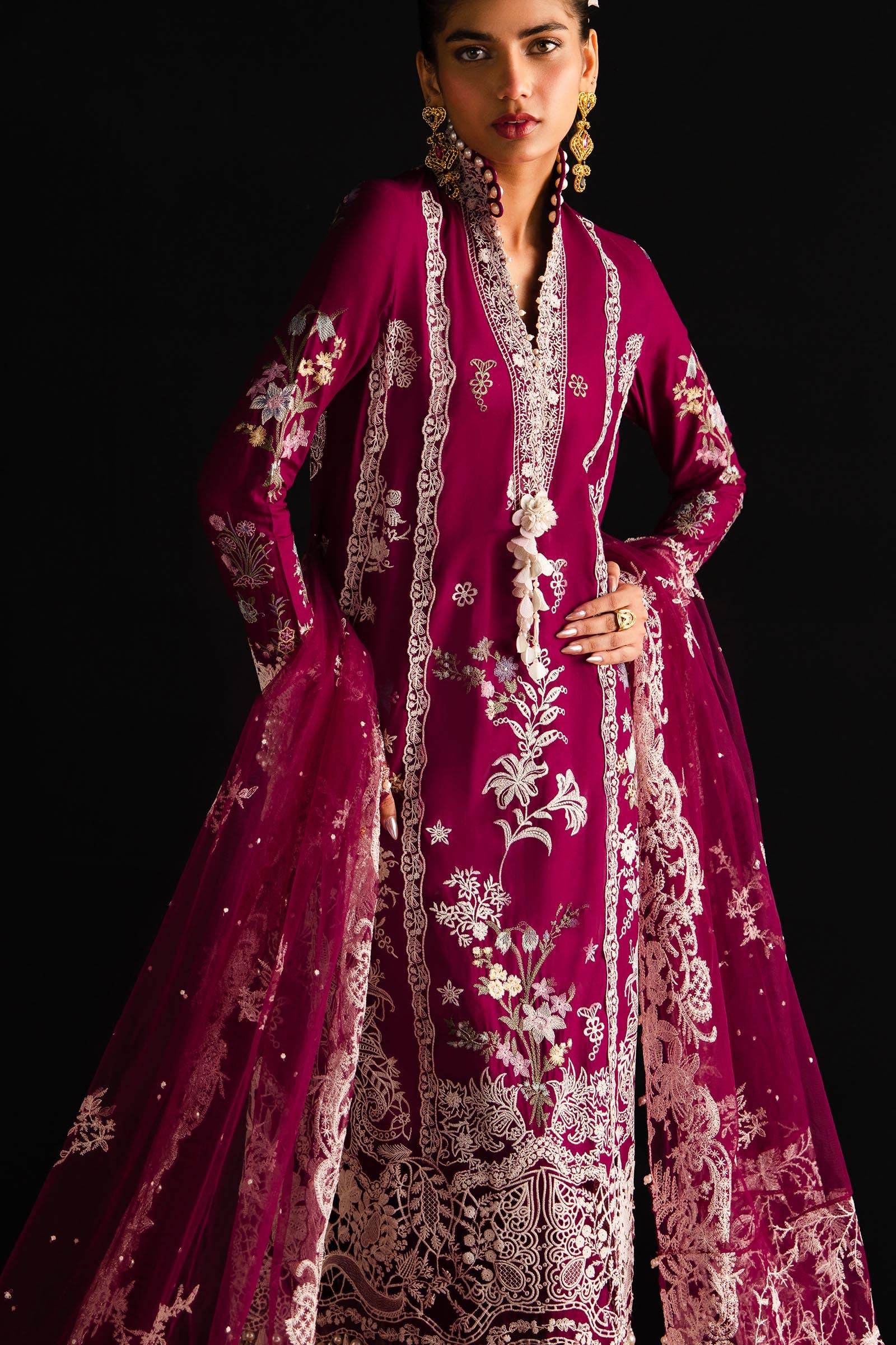 Sana Safinaz | Luxury Collection 24 | L241-007B-3CT - Rang-e-Khaas