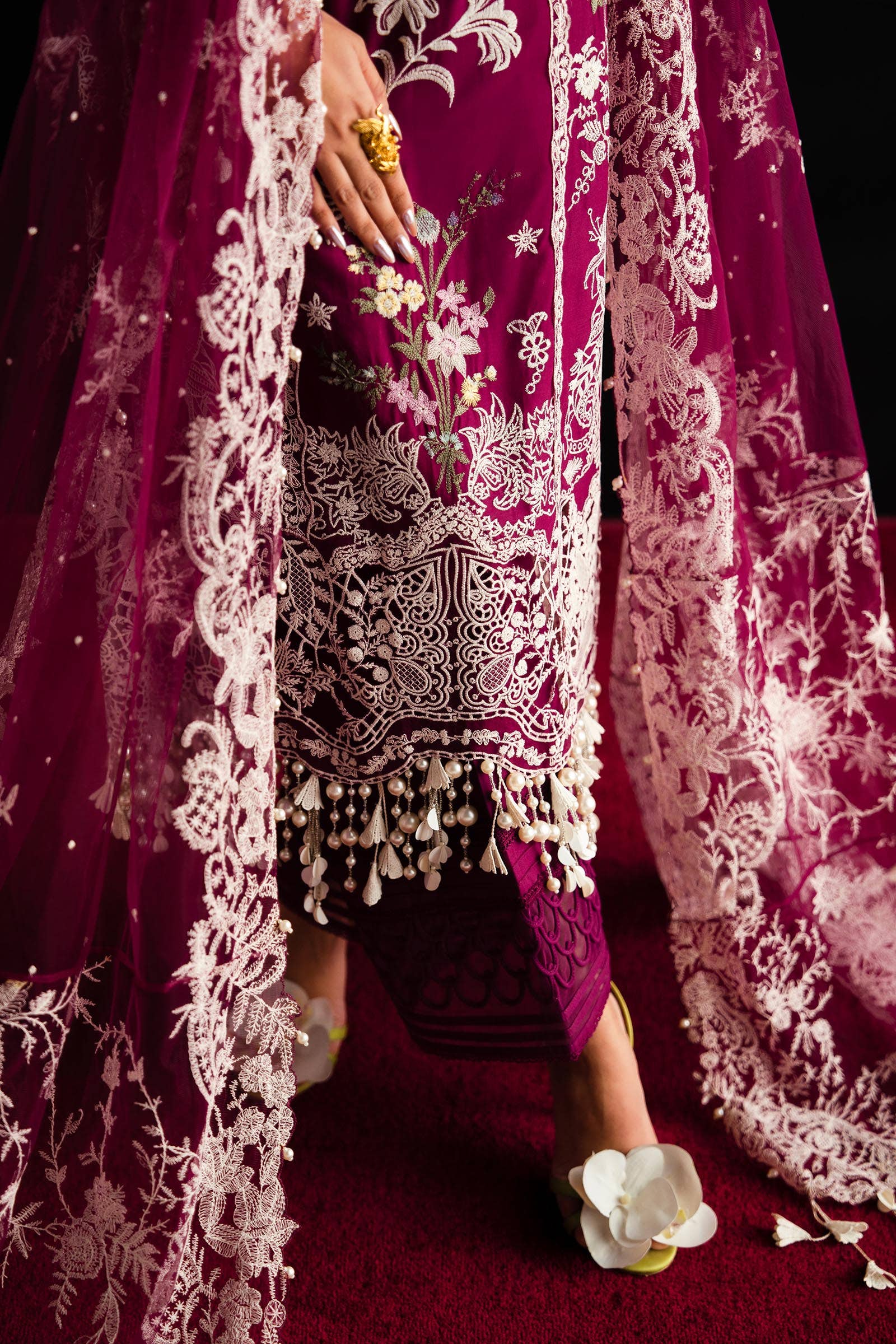 Sana Safinaz | Luxury Collection 24 | L241-007B-3CT - Rang-e-Khaas