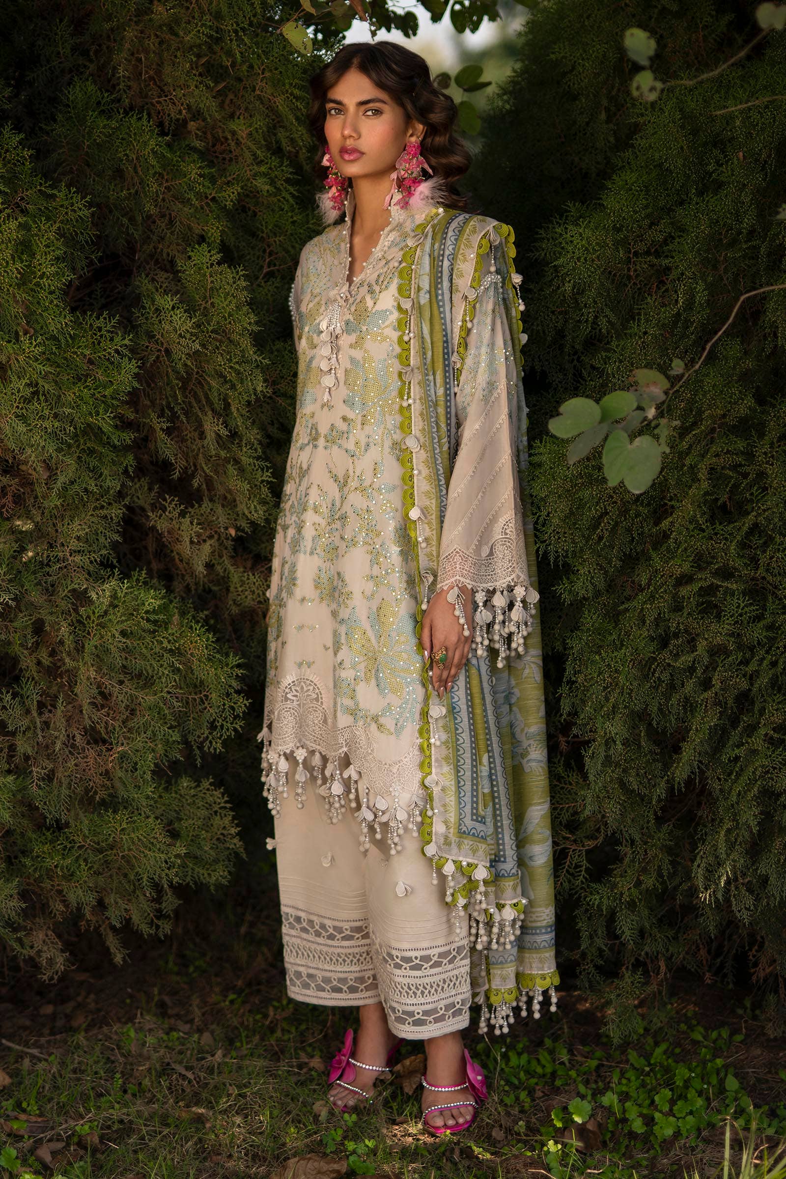 Sana Safinaz | Luxury Collection 24 | L241-008A-3CV - Rang-e-Khaas