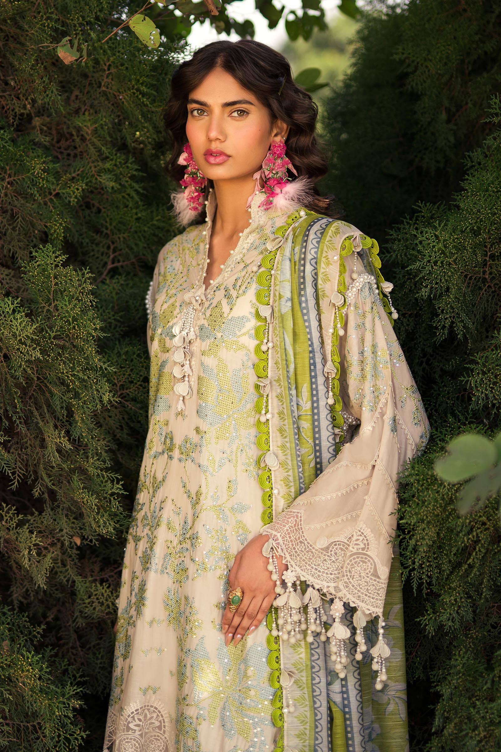 Sana Safinaz | Luxury Collection 24 | L241-008A-3CV - Rang-e-Khaas