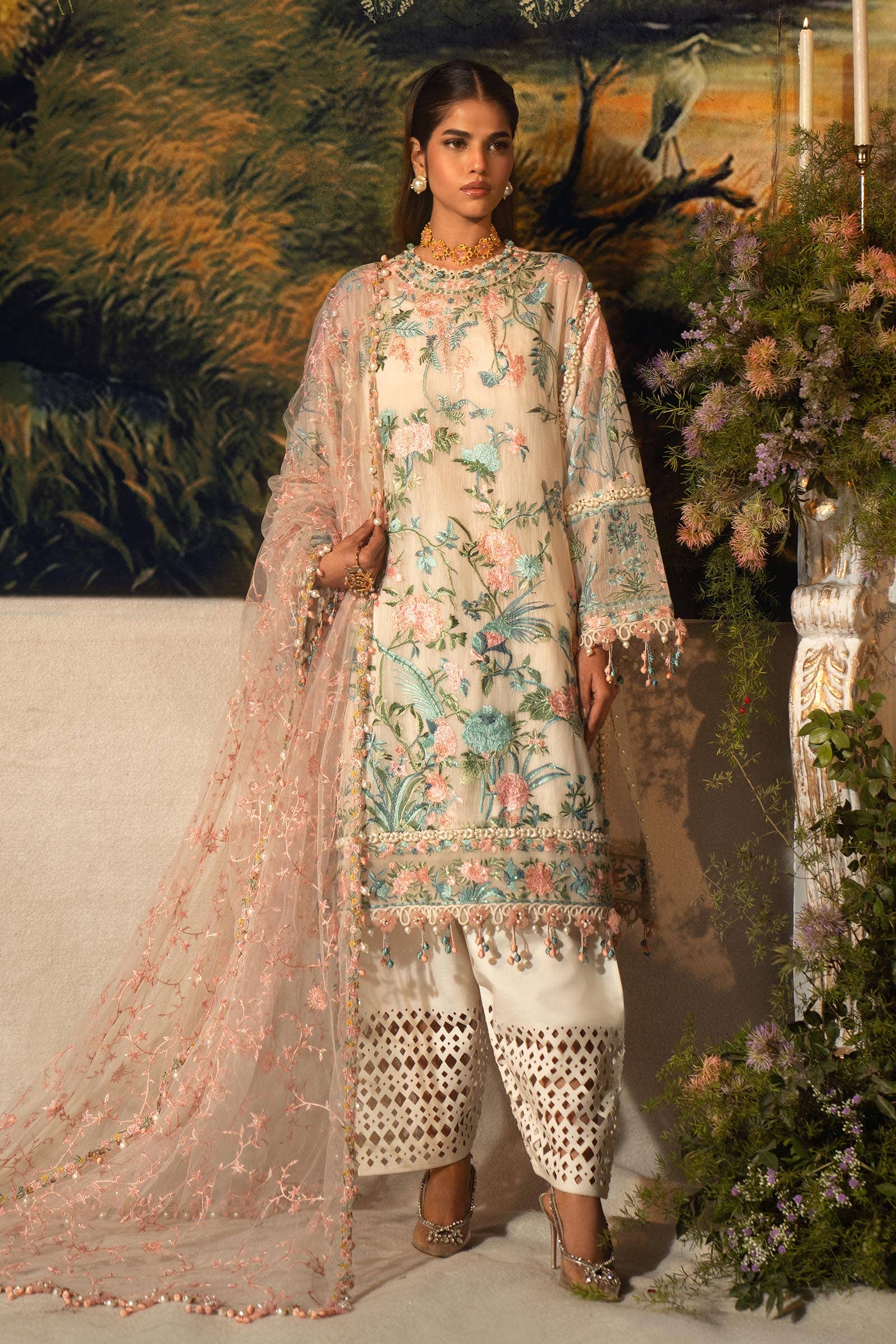 Sana Safinaz | Luxury Collection 24 | L241-009B-3CT - Rang-e-Khaas