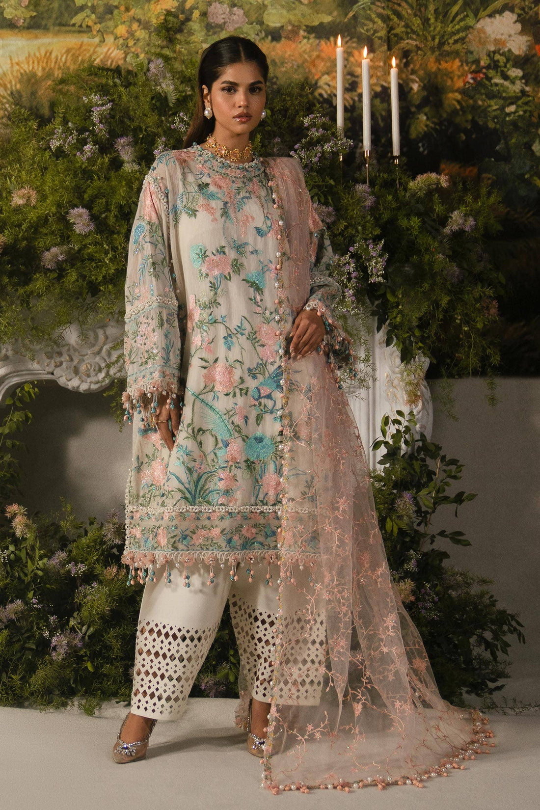 Sana Safinaz | Luxury Collection 24 | L241-009B-3CT - Rang-e-Khaas