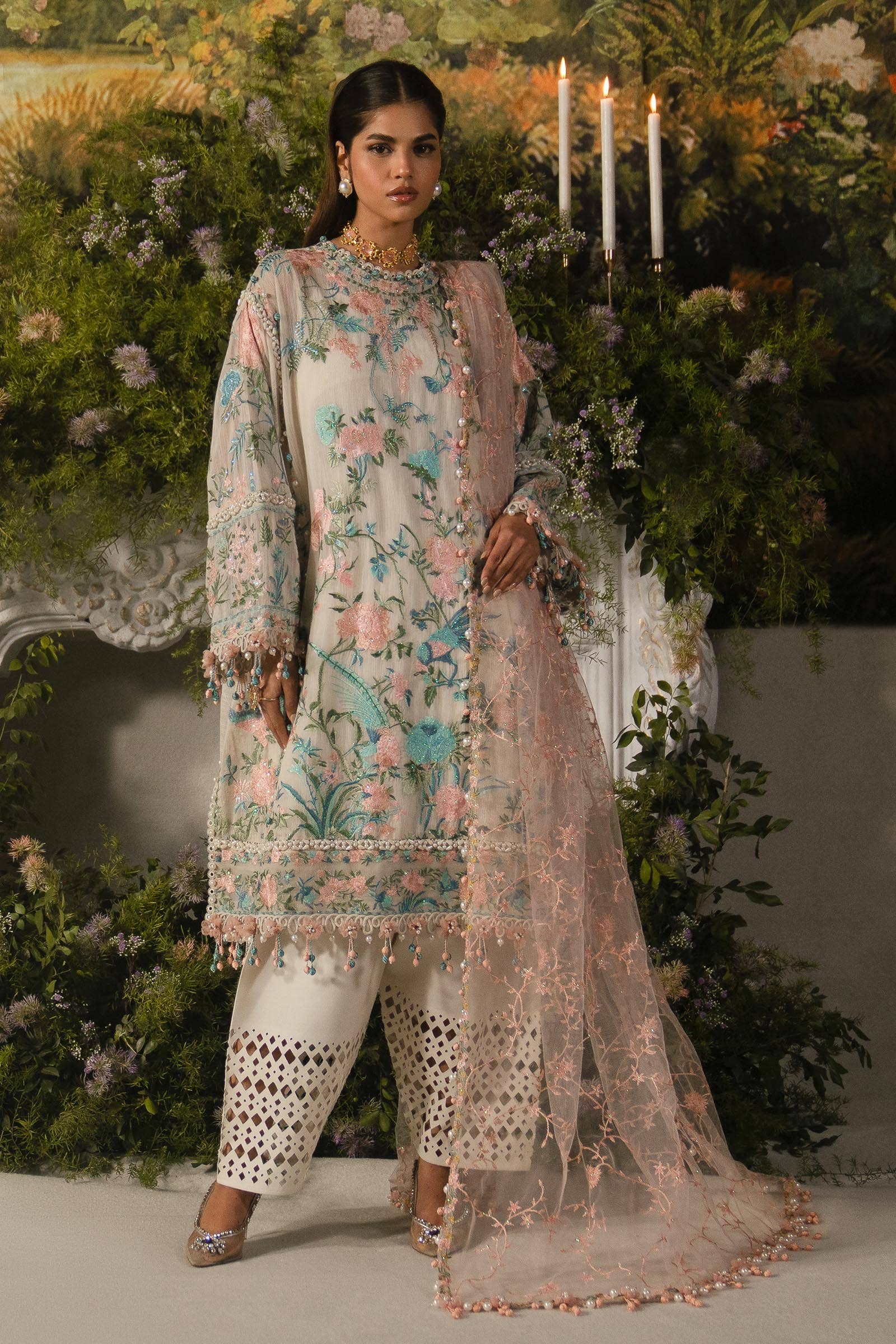 Sana Safinaz | Luxury Collection 24 | L241-009B-3CT - Rang-e-Khaas