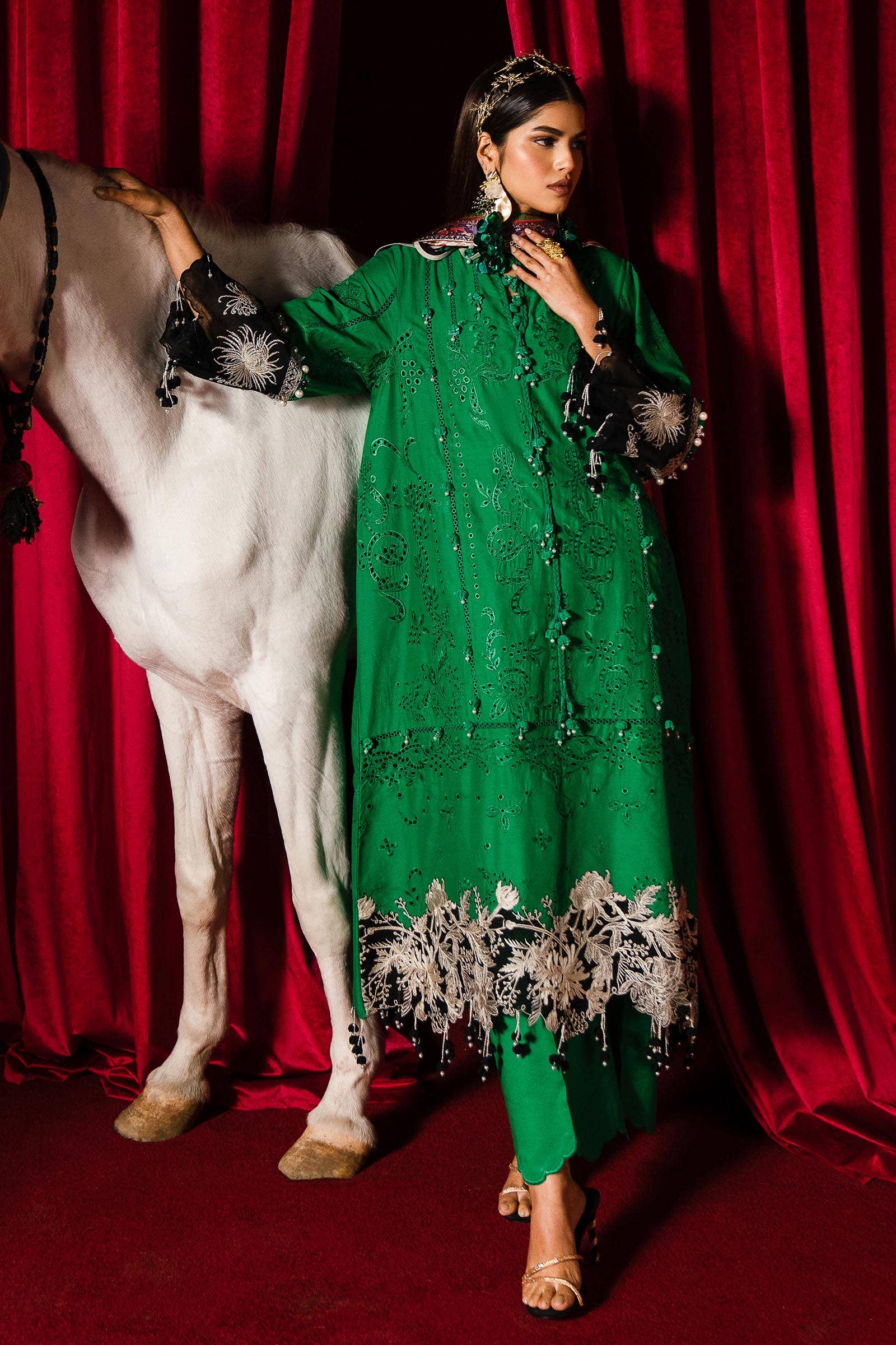 Sana Safinaz | Luxury Collection 24 | L241-001B-3CL - Rang-e-Khaas