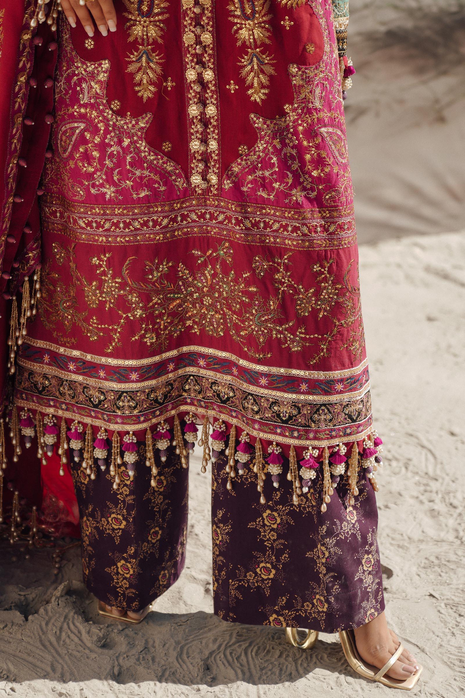 Sana Safinaz | Winter Shawl 24 | S241-002A-3CP - Rang-e-Khaas