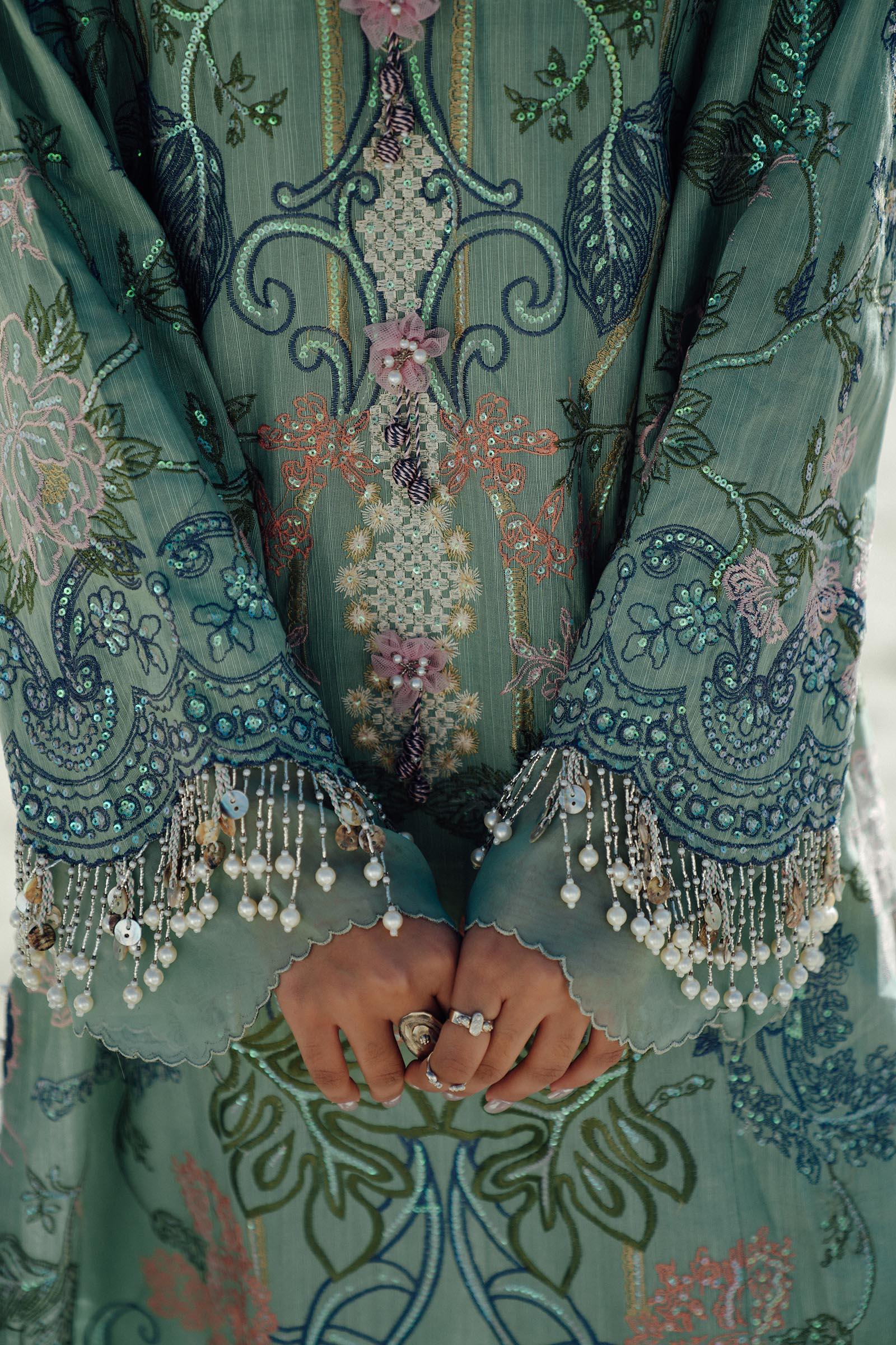Sana Safinaz | Winter Shawl 24 | S241-005A-3CP - Rang-e-Khaas