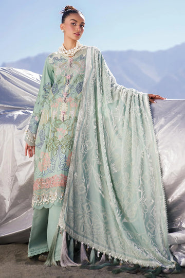 Sana Safinaz | Winter Shawl 24 | S241-005A-3CP - Rang-e-Khaas