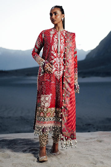 Sana Safinaz | Winter Shawl 24 | S241-007A-3CP - Rang-e-Khaas
