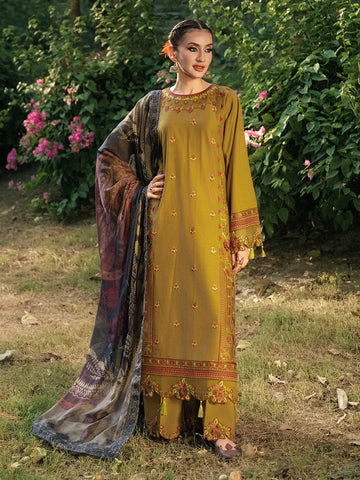 Hemstitch | The Garden Lawn | Sandalwood - Rang-e-Khaas