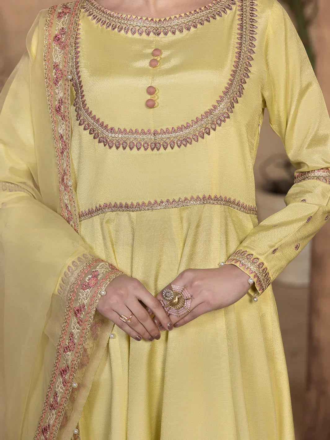 Hem Stitch | Raw Silk Edit 25 | Sehar - Rang-e-Khaas