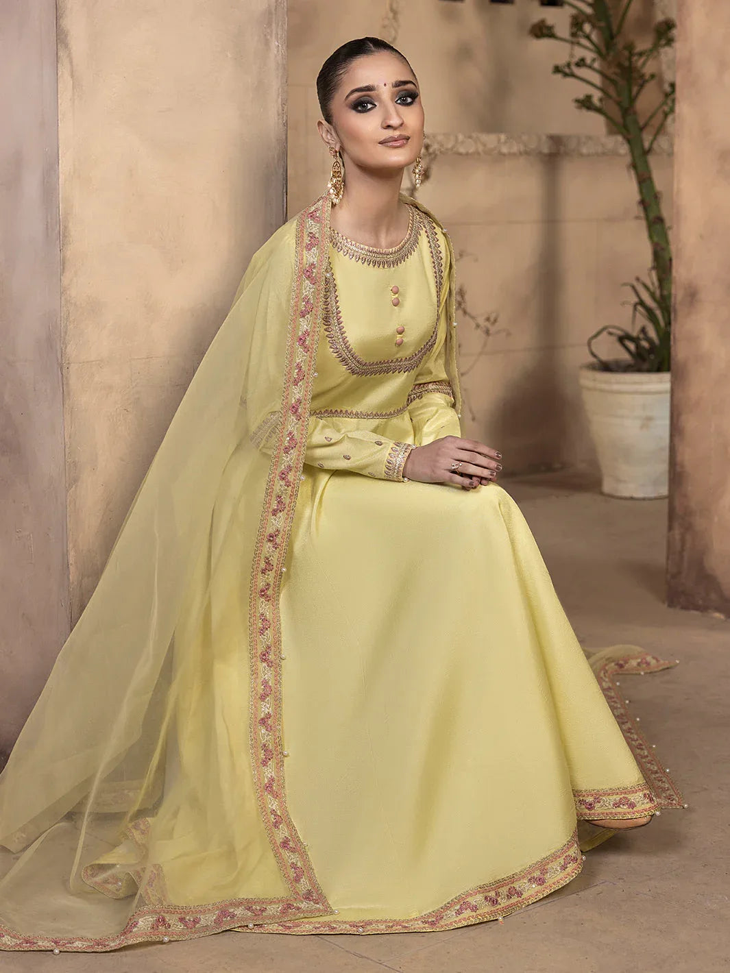 Hem Stitch | Raw Silk Edit 25 | Sehar - Rang-e-Khaas