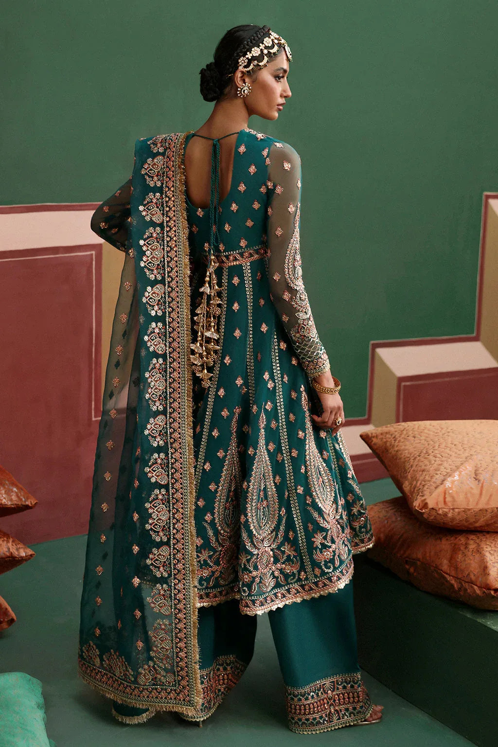 Afrozeh Shehnai Wedding Formal 3Pc Suit AFS-24-01 Shaista - Rang-e-Khaas