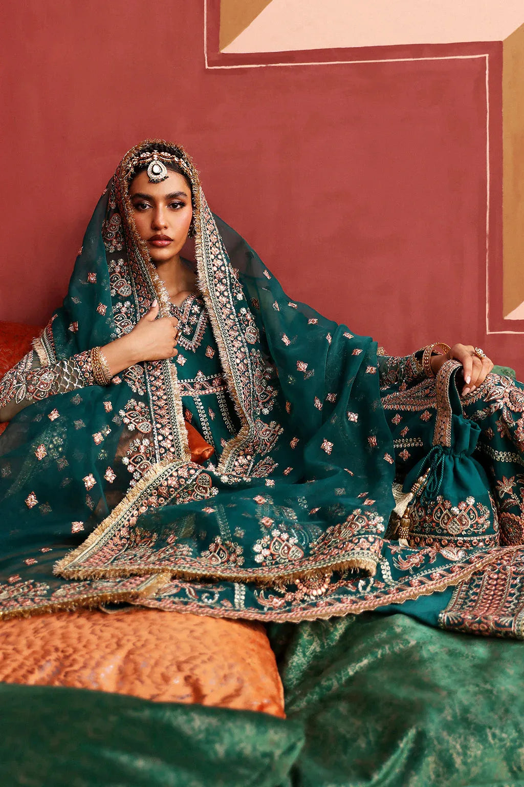 Afrozeh Shehnai Wedding Formal 3Pc Suit AFS-24-01 Shaista - Rang-e-Khaas