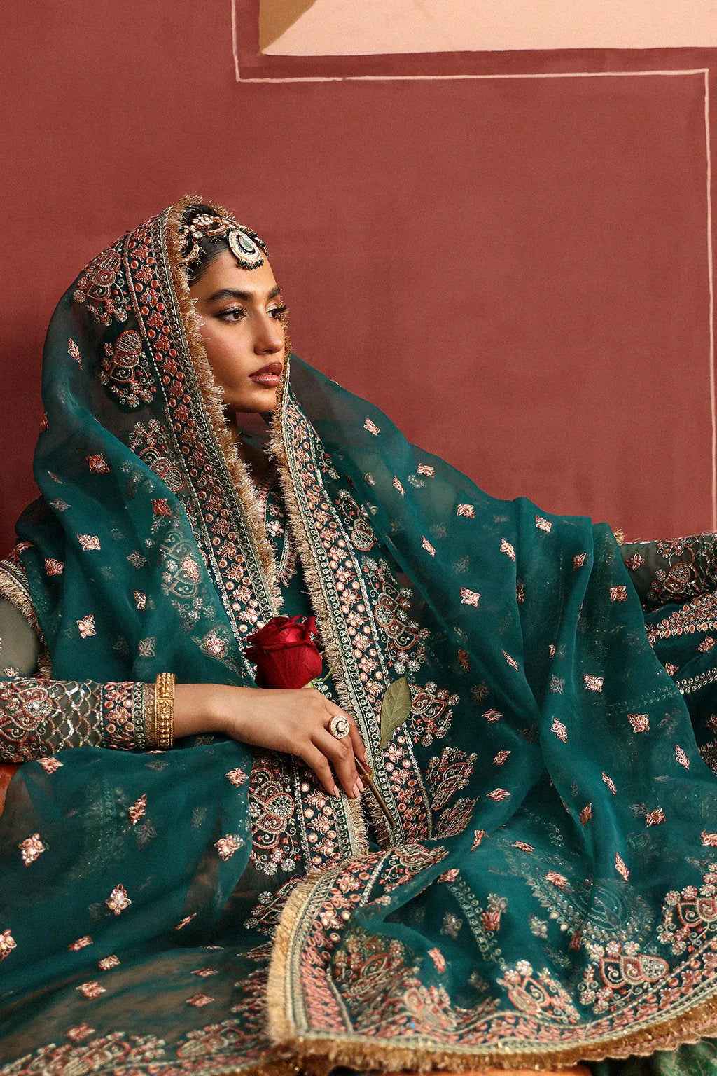 Afrozeh Shehnai Wedding Formal 3Pc Suit AFS-24-01 Shaista - Rang-e-Khaas