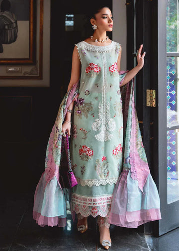 Shiza Hassan | Aira Luxury Pret | Azure - Rang-e-Khaas