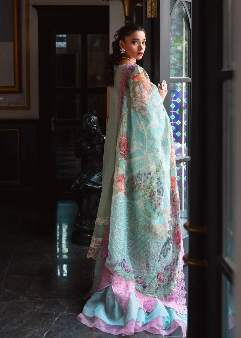 Shiza Hassan | Aira Luxury Pret | Azure - Rang-e-Khaas