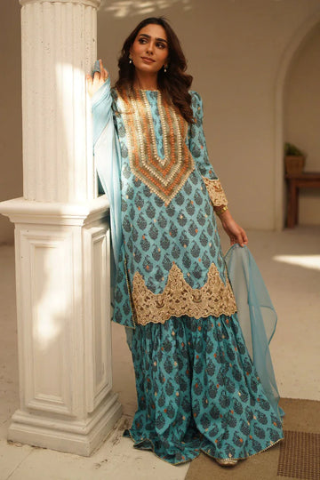 Ego | Diva Premium | ZEENAT 3 PIECE - Rang-e-Khaas