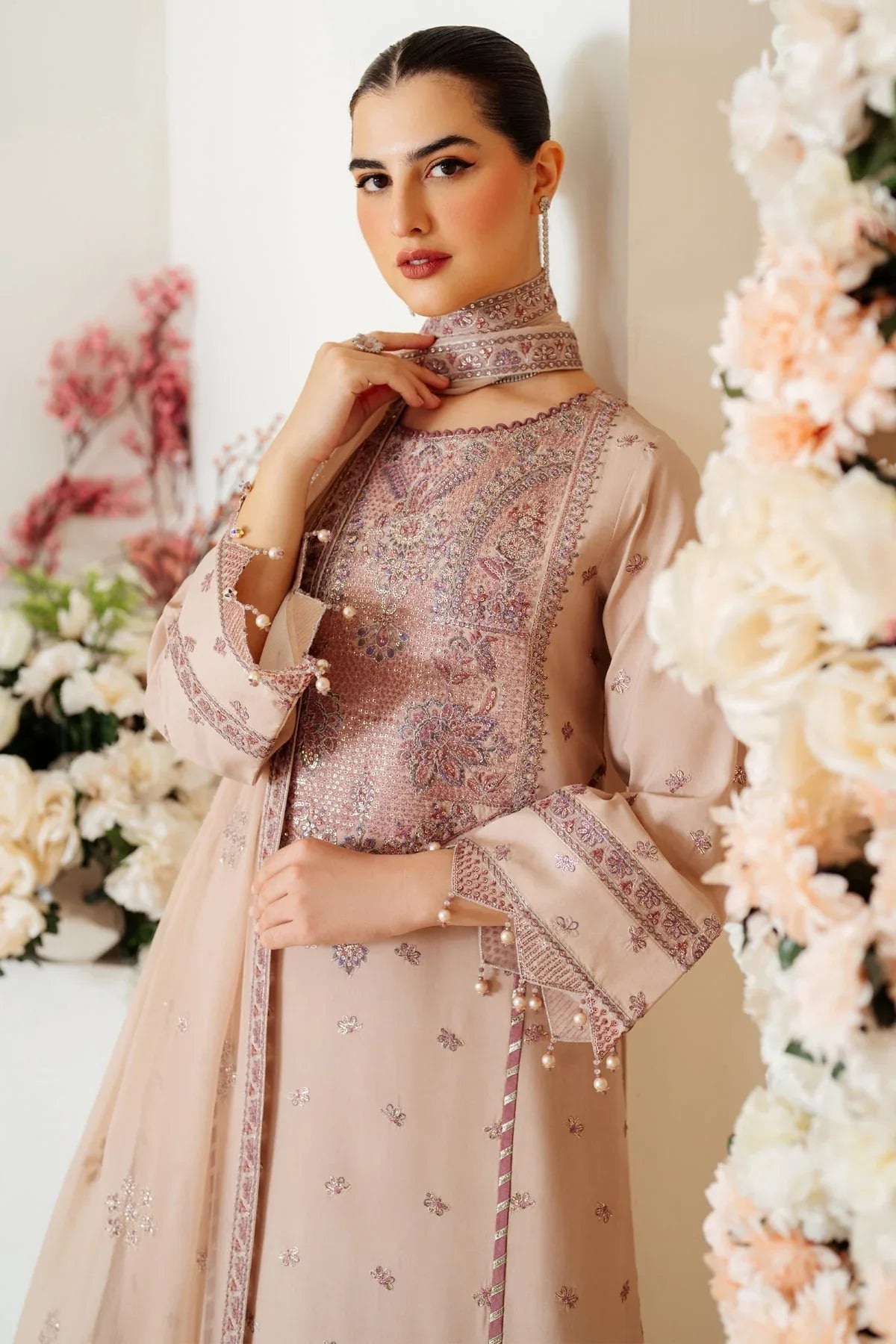 Alizeh | Luxury Raw Silk | AF-RS-08-TAFFY - Rang-e-Khaas