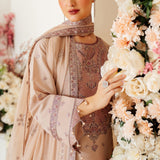 Alizeh | Luxury Raw Silk | AF-RS-08-TAFFY