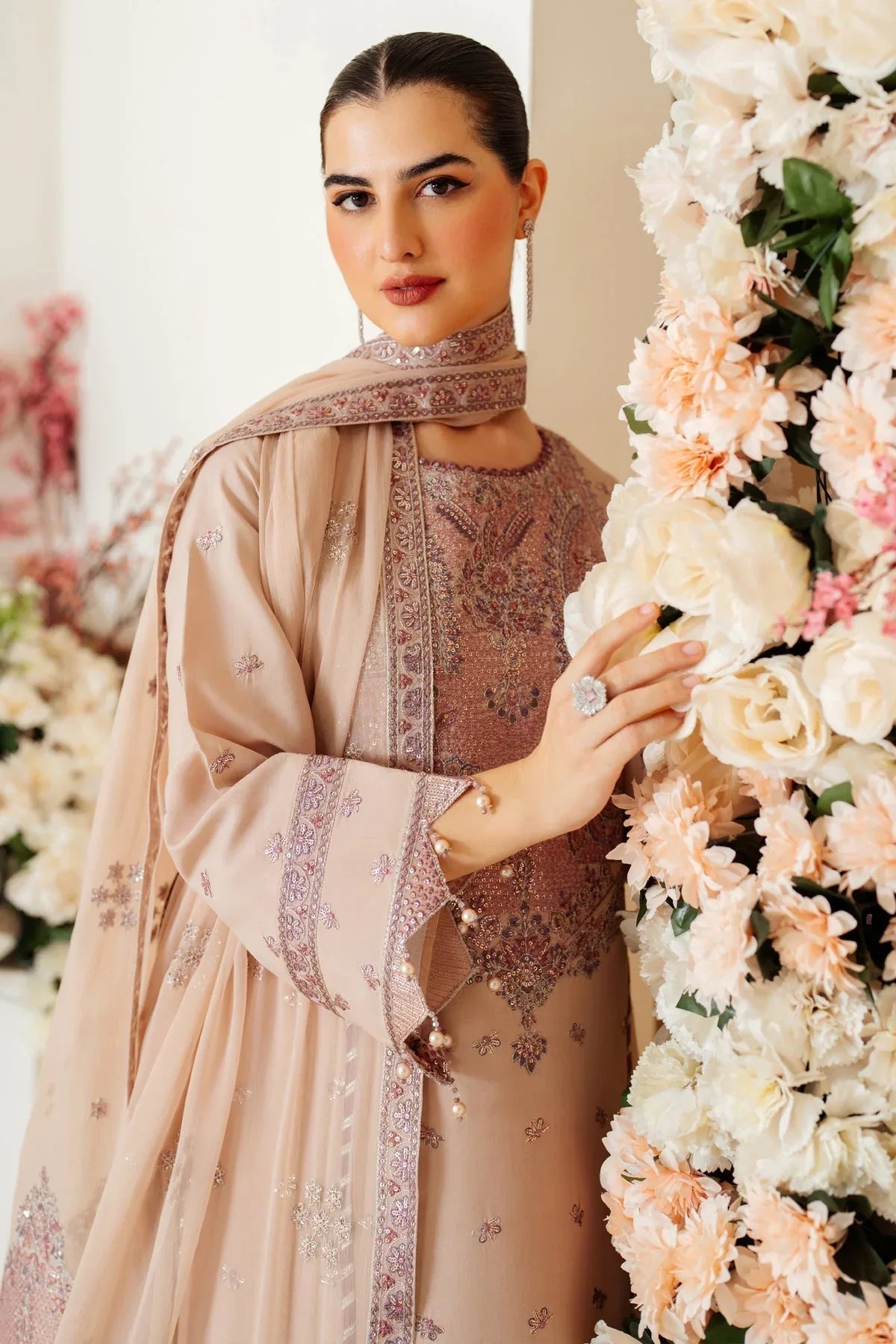 Alizeh | Luxury Raw Silk | AF-RS-08-TAFFY - Rang-e-Khaas