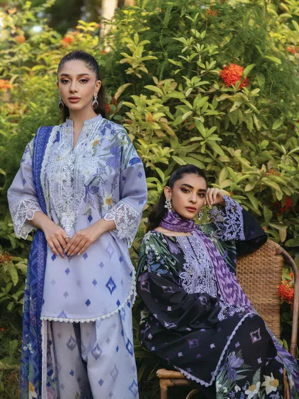 Tahra by Zainab Chottani Embroidered Lawn 3Pc Suit D-06A RAHA - Rang-e-Khaas