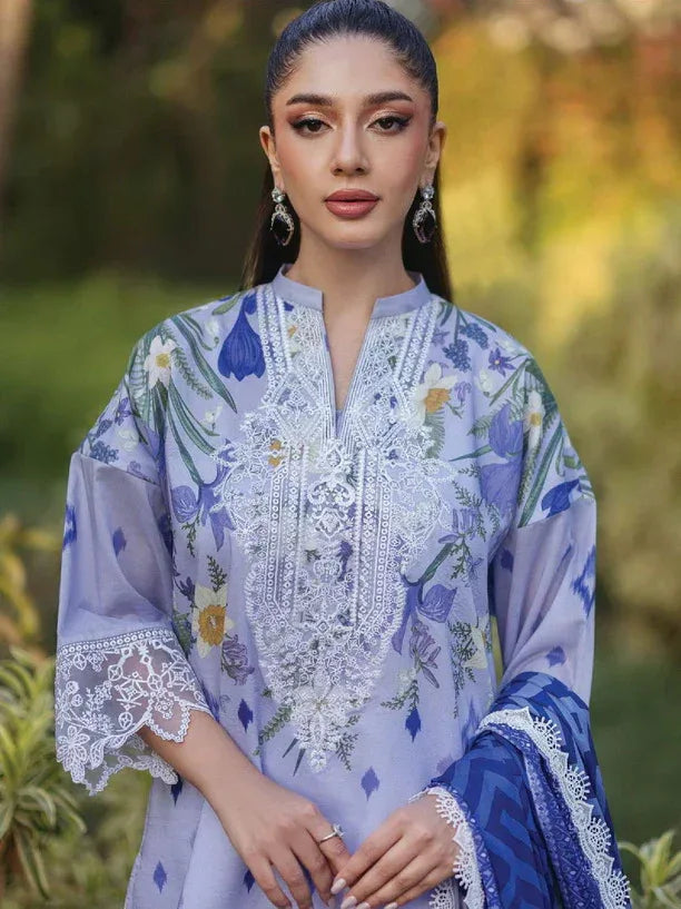 Tahra by Zainab Chottani Embroidered Lawn 3Pc Suit D-06A RAHA - Rang-e-Khaas