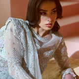 Ayzel Luminara Embroidered Organza 3Pc Suit AWF-09 TALIA