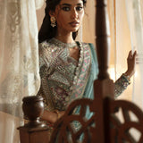 Hayat by Afrozeh Embroidered Organza 3Pc Suit AFH-24-10 TARA