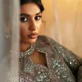 Hayat by Afrozeh Embroidered Organza 3Pc Suit AFH-24-10 TARA