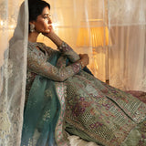 Hayat by Afrozeh Embroidered Organza 3Pc Suit AFH-24-10 TARA
