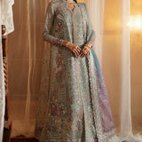 Hayat by Afrozeh Embroidered Organza 3Pc Suit AFH-24-10 TARA