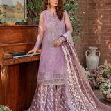 Akbar Aslam Mastani Embroidered Net 3Pc Suit - RANIYA