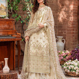 Akbar Aslam Mastani Embroidered Net 3Pc Suit - MEHRUNISA