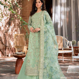 Akbar Aslam Mastani Embroidered Organza 3Pc Suit - RIWAYAT