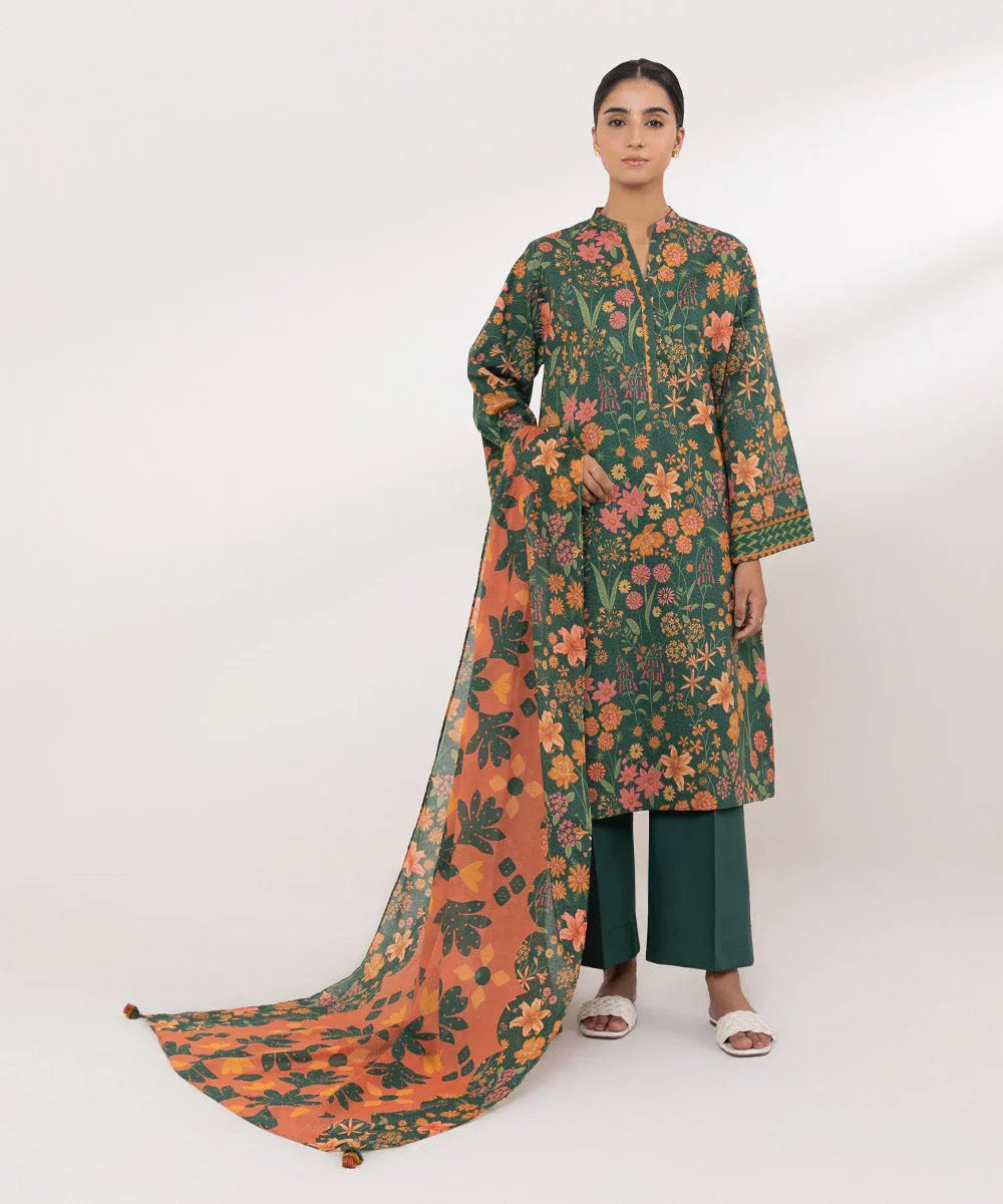 Sapphire | Intermix 2024 | Cambric Suit S-20 - Rang-e-Khaas