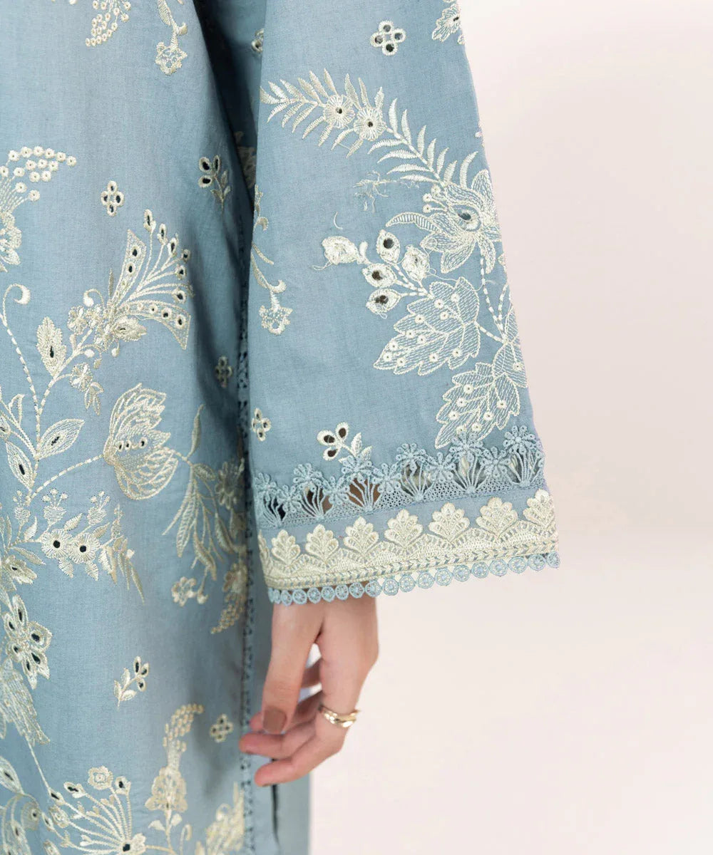Sapphire | Intermix 2024 | Cambric Suit S-16 - Rang-e-Khaas
