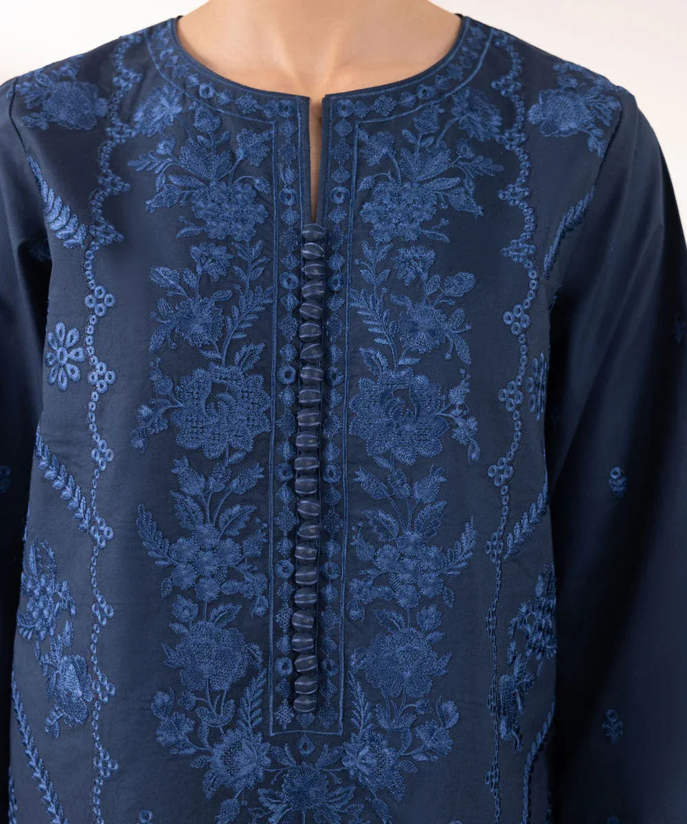 Sapphire | Intermix 2024 | Cambric Suit S-17 - Rang-e-Khaas