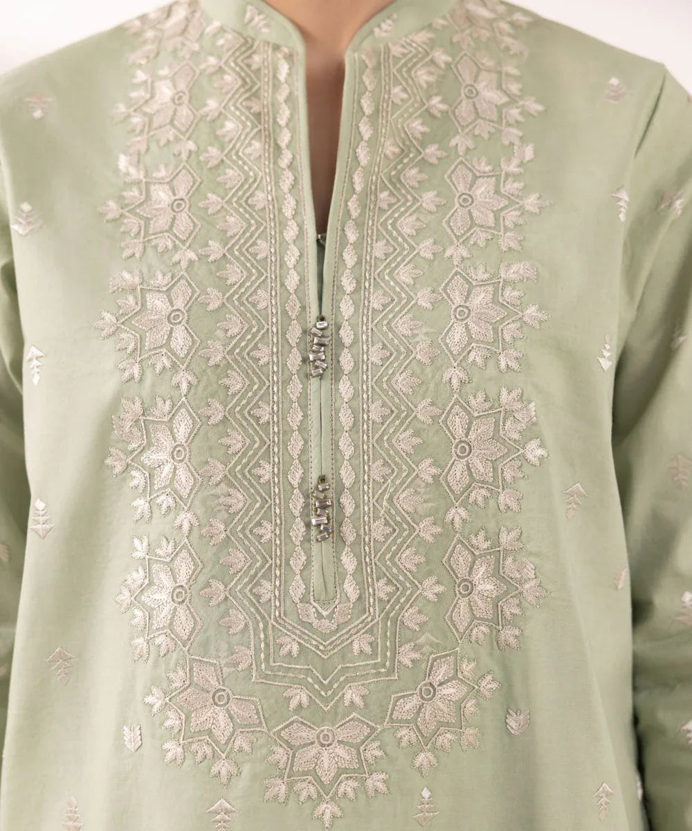Sapphire | Intermix 2024 | Cambric Suit S-19 - Rang-e-Khaas