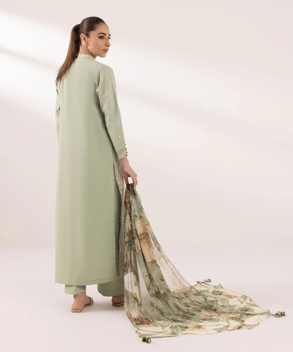 Sapphire | Intermix 2024 | Cambric Suit S-19 - Rang-e-Khaas