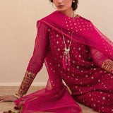 Baroque Exclusive Formal Embroidered Chiffon 3Pc UF-394