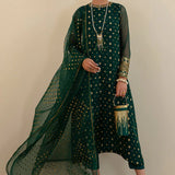 Baroque Exclusive Formal Embroidered Chiffon 3Pc UF-395