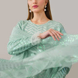 Baroque Exclusive Formal Embroidered Net 3Pc UF-517