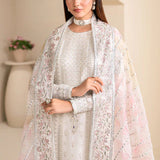Baroque Exclusive Formal Embroidered Chiffon 3Pc UF-623