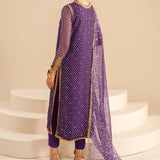 Baroque Exclusive Formal Embroidered Chiffon 3Pc UF-625