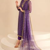 Baroque Exclusive Formal Embroidered Chiffon 3Pc UF-625