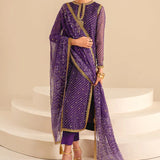 Baroque Exclusive Formal Embroidered Chiffon 3Pc UF-625