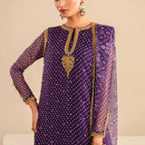 Baroque Exclusive Formal Embroidered Chiffon 3Pc UF-625